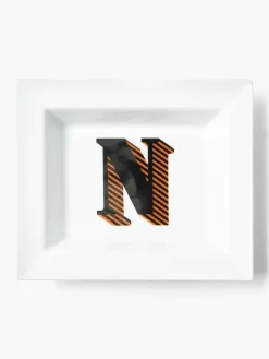 x MEISSE, hadgemaakte vide-poche iitiale met decoratie^Westwing Collection Fashion