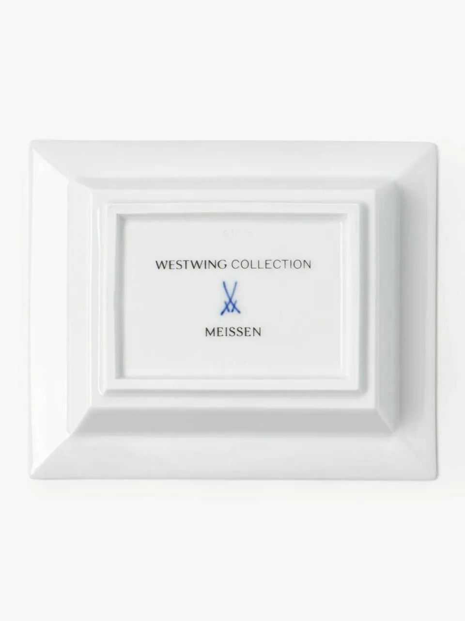 x MEISSE, hadgemaakte vide-poche iitiale met decoratie^Westwing Collection Fashion