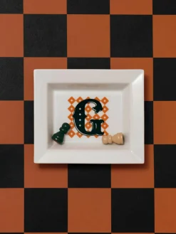 x MEISSEN, handemaakte vide-poche initialen met decoratie^Westwing Collection New