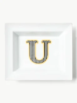 x MEISSEN, handgemaakte vide-poche initialen met decoratie^Westwing Collection Outlet