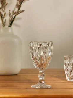 Wijnglazen Colorado met structuurpatroon, 4 stuks^Westwing Collection Clearance