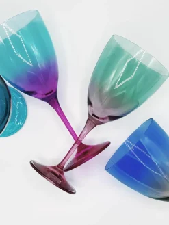 Wijnglazen Ombre Flash, 2 stuks^Anna + Nina Discount
