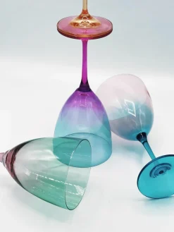 Wijnglazen Ombre Flash, 2 stuks^Anna + Nina Discount