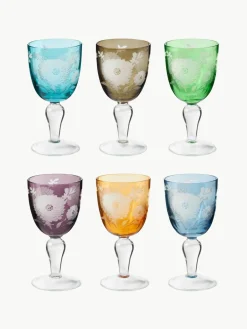 Wijnglazen Peony, set van 6^Pols Potten Outlet