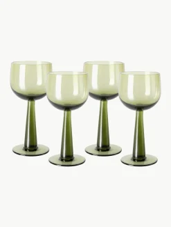 Wijnglazen The Emeralds, 4 stuks^HKLIVING Outlet