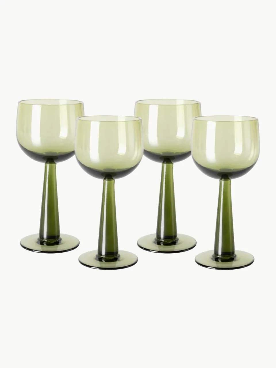 Wijnglazen The Emeralds, 4 stuks^HKLIVING Outlet