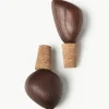 Wijnstoppers Cairn van essenhout, 2-delig^ferm LIVING Online