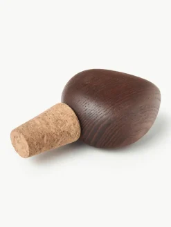 Wijnstoppers Cairn van essenhout, 2-delig^ferm LIVING Online