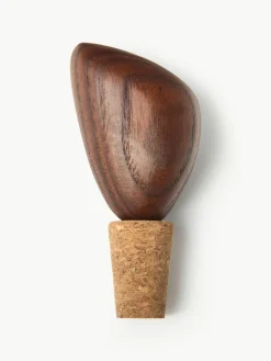 Wijnstoppers Cairn van essenhout, 2-delig^ferm LIVING Online