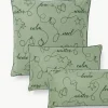 Winter flanellen kussensloop Isabelle met bies^Westwing Collection Fashion