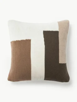Wollen kussenhoes Aylin met abstracte decoratie^Westwing Collection Clearance