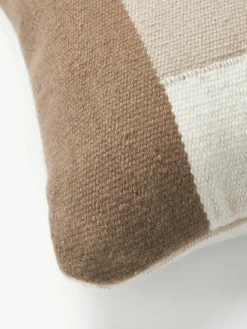 Wollen kussenhoes Aylin met abstracte decoratie^Westwing Collection Clearance