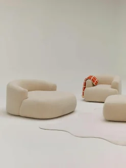 XL bouclé loungefauteuil Sofia^Westwing Collection Outlet