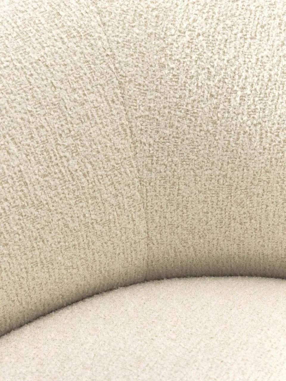 XL bouclé loungefauteuil Sofia^Westwing Collection Hot