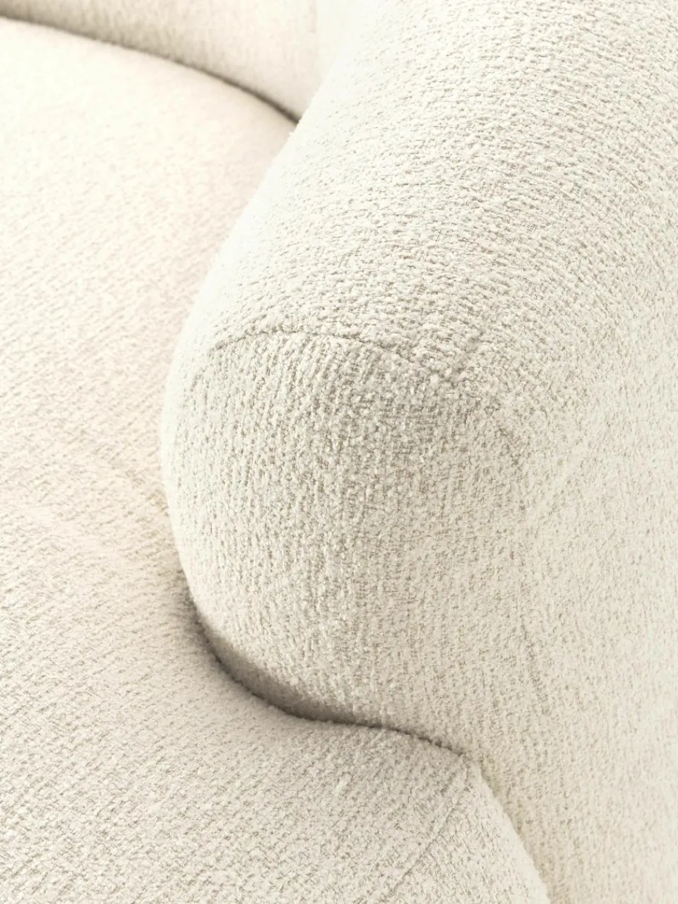 XL bouclé loungefauteuil Sofia^Westwing Collection Hot