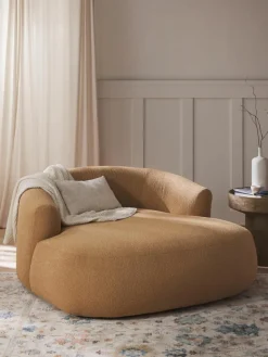XL bouclé loungefauteuil Sofia^Westwing Collection New