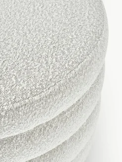 XL bouclé poef Alto met opbergruimte^Westwing Collection Online
