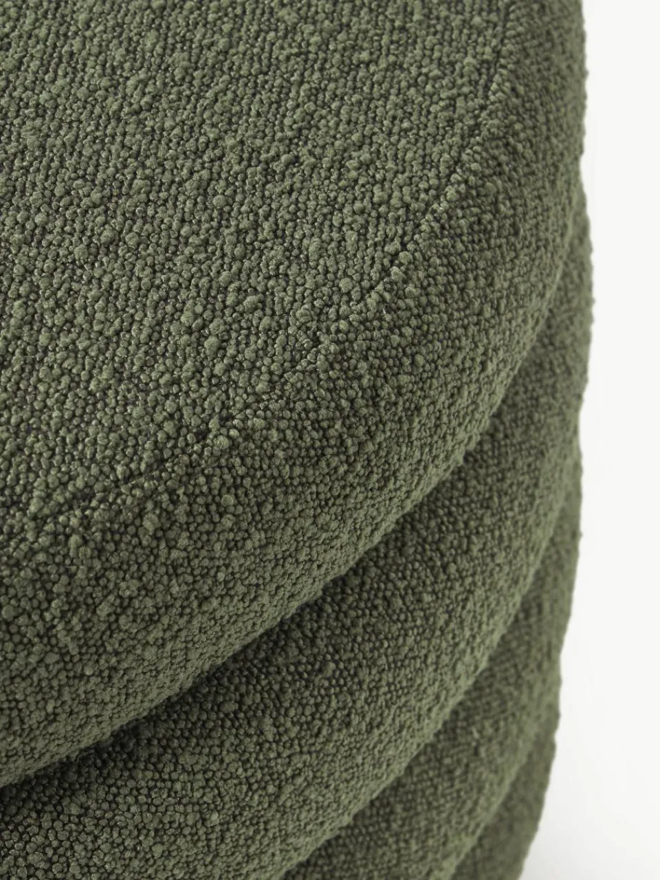 XL bouclé poef Alto met opbergruimte^Westwing Collection Clearance