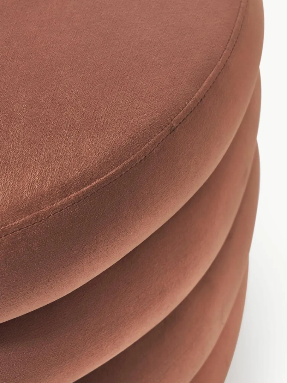 XL fluwelen poef Alto met opbergruimte^Westwing Collection Online