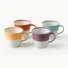 XL kopjes Brights van porselein, set van 4^ROYAL DOULTON Clearance