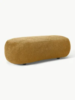XL poef Alba van teddy bouclé^Westwing Collection Clearance