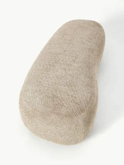 XL poef Alba van teddy bouclé^Westwing Collection Best