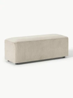 XL poef Melva van corduroy, B 116 x D 42 cm^Westwing Collection Online
