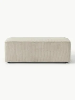 XL poef Melva van corduroy, B 116 x D 42 cm^Westwing Collection Online