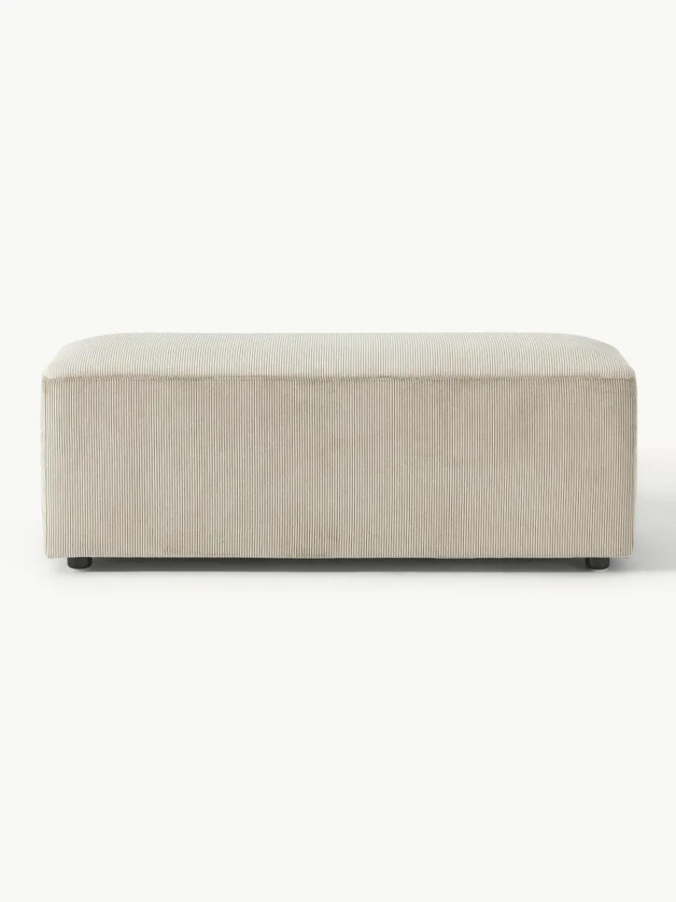 XL poef Melva van corduroy, B 116 x D 42 cm^Westwing Collection Online