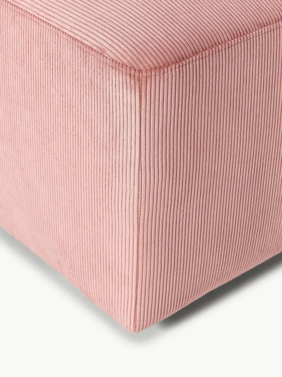 XL poef Melva van corduroy, B 116 x D 42 cm^Westwing Collection Discount