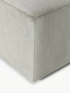 XL poef Melva van corduroy, B 116 x D 72 cm^Westwing Collection Clearance