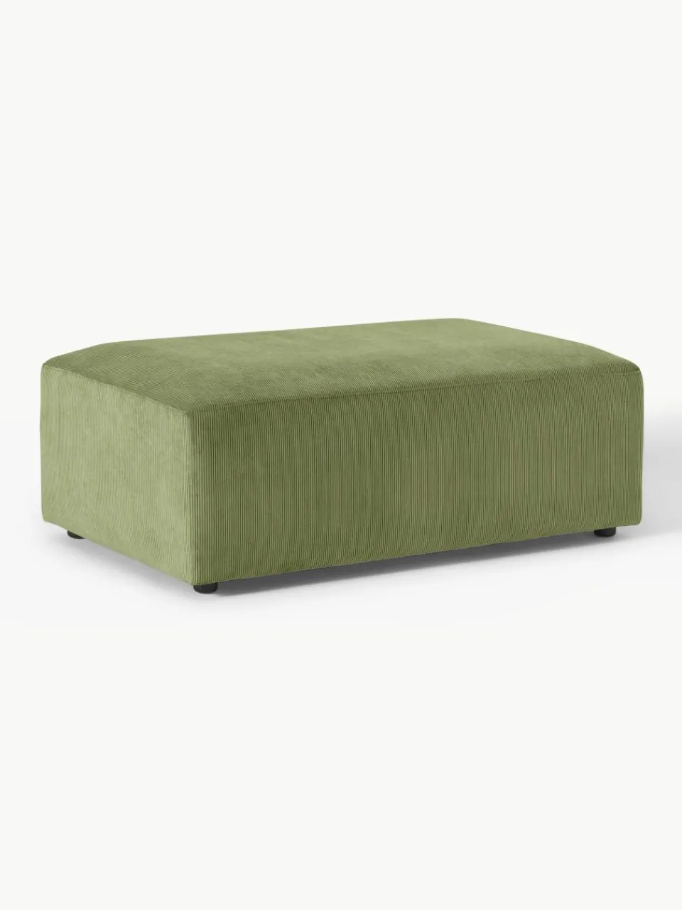 XL poef Melva van corduroy, B 116 x D 72 cm^Westwing Collection Outlet