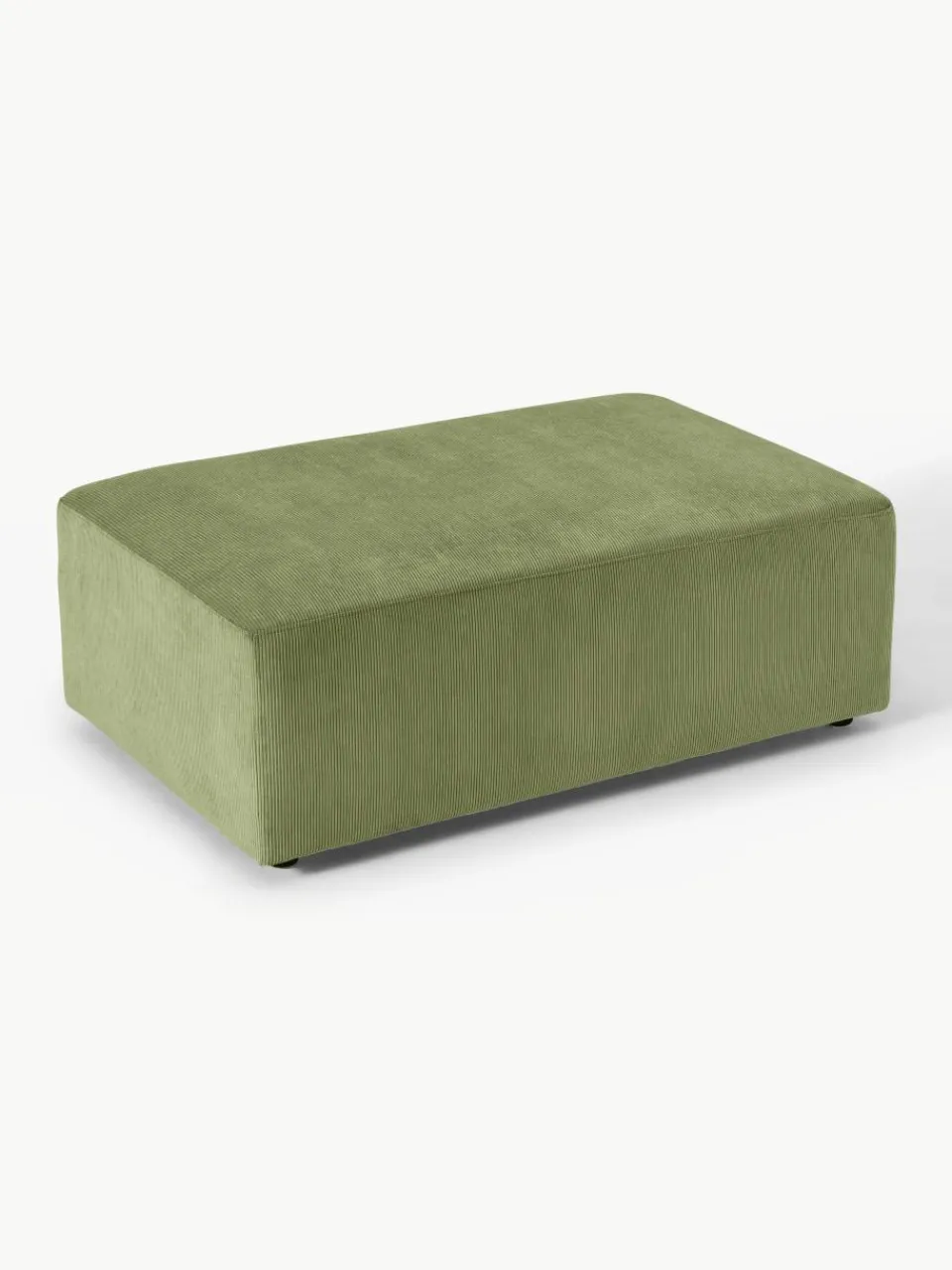 XL poef Melva van corduroy, B 116 x D 72 cm^Westwing Collection Outlet