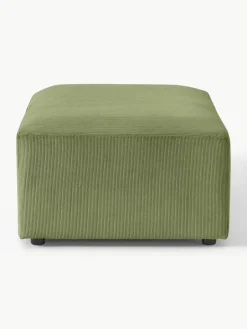 XL poef Melva van corduroy, B 116 x D 72 cm^Westwing Collection Outlet
