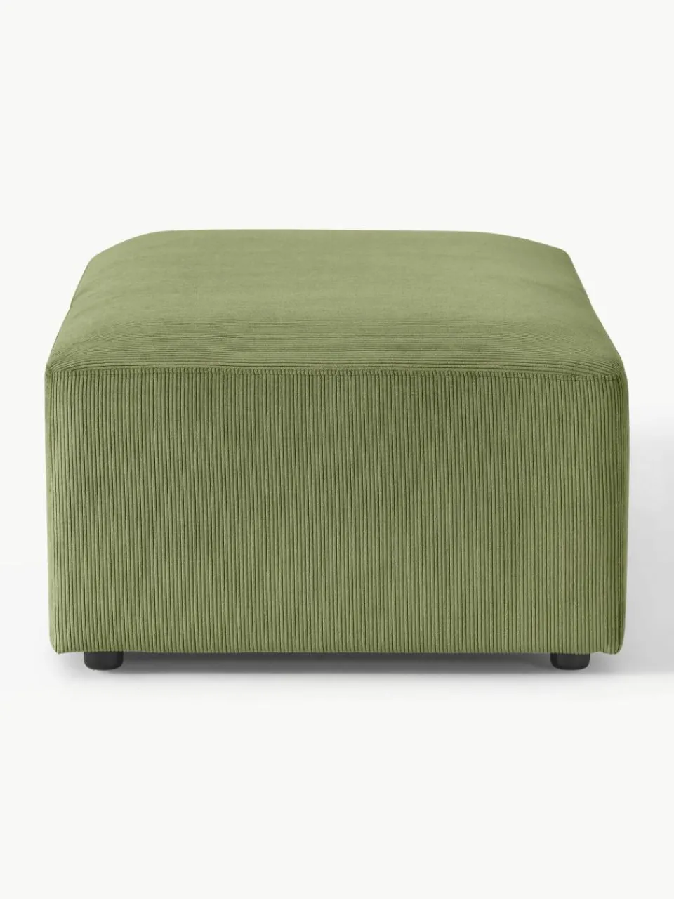 XL poef Melva van corduroy, B 116 x D 72 cm^Westwing Collection Outlet
