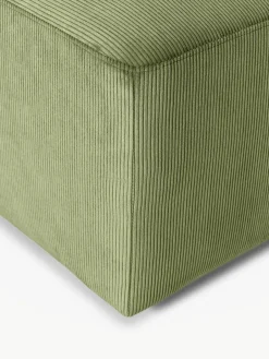 XL poef Melva van corduroy, B 116 x D 72 cm^Westwing Collection Outlet