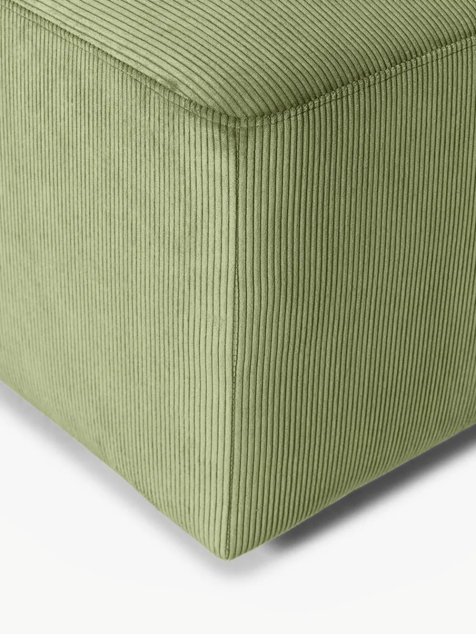 XL poef Melva van corduroy, B 116 x D 42 cm^Westwing Collection Best