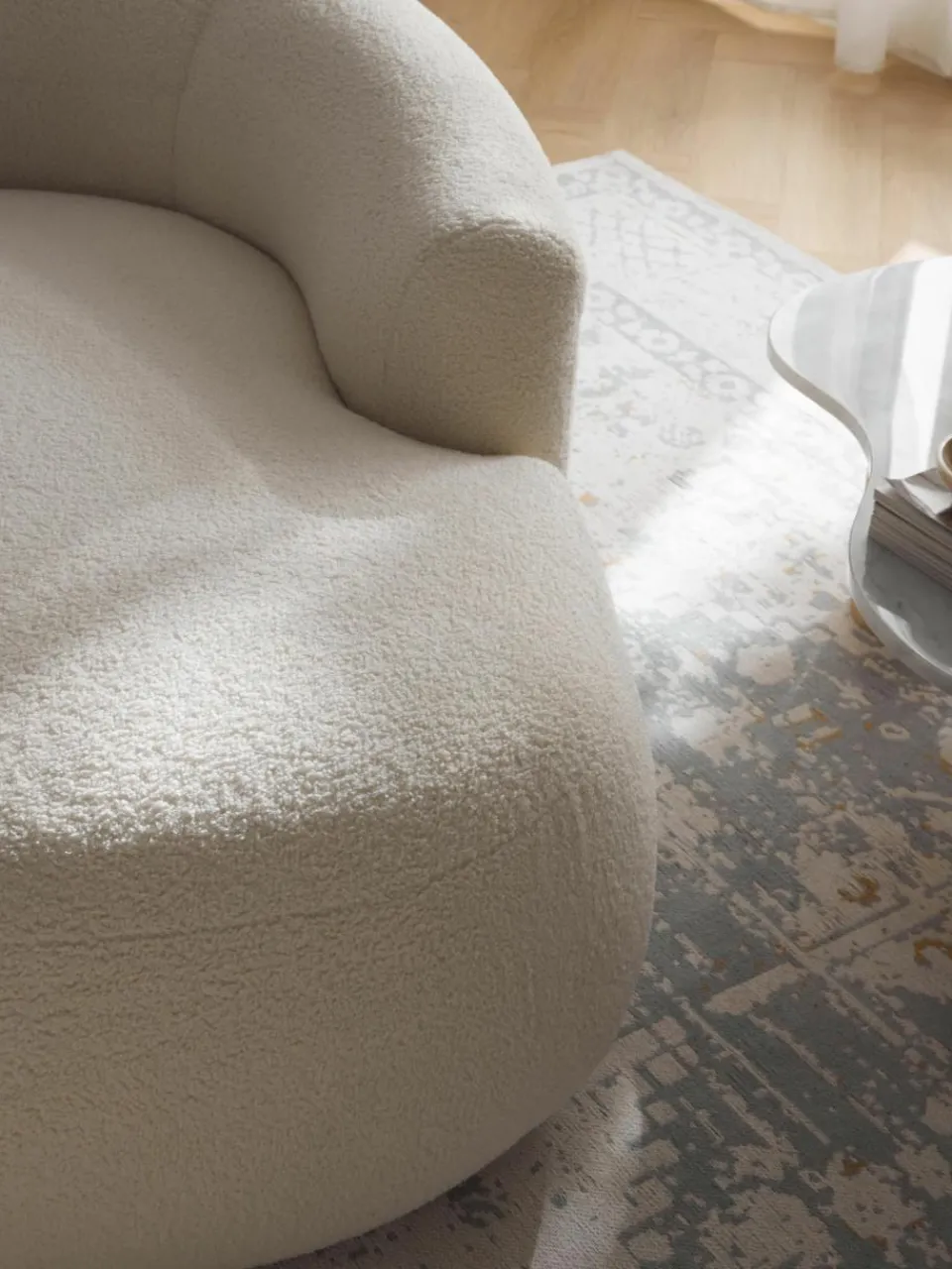 XL teddy loungefauteuil Sofia^Westwing Collection Discount