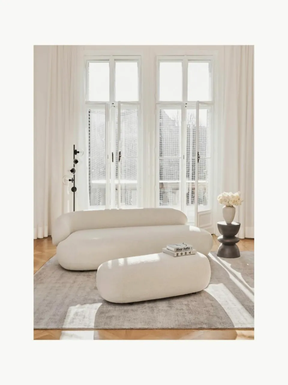XL teddy poef Alba^Westwing Collection Sale