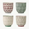 XS bekers Karine met klein patroon, set van 4^Bloomingville Sale