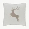 Zachte fleece kussenhoes Sylt met hertenmotief^David Fussenegger Best
