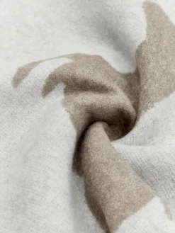 Zachte fleece kussenhoes Sylt met hertenmotief^David Fussenegger Best