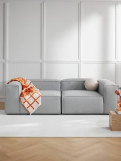 Zachte geruite plaid Edison met franjes^Westwing Collection Outlet