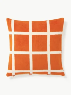 Zachte geruite plaid Edison met franjes^Westwing Collection Discount