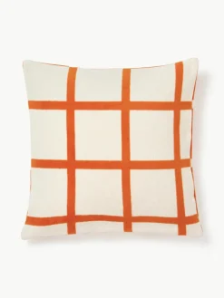 Zachte geruite plaid Edison met franjes^Westwing Collection Discount