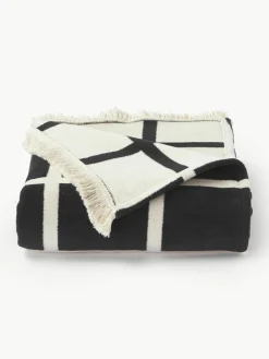 Zachte geruite plaid Edison met franjes^Westwing Collection Best