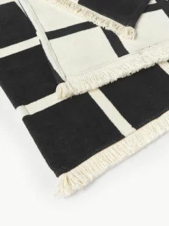 Zachte geruite plaid Edison met franjes^Westwing Collection Best