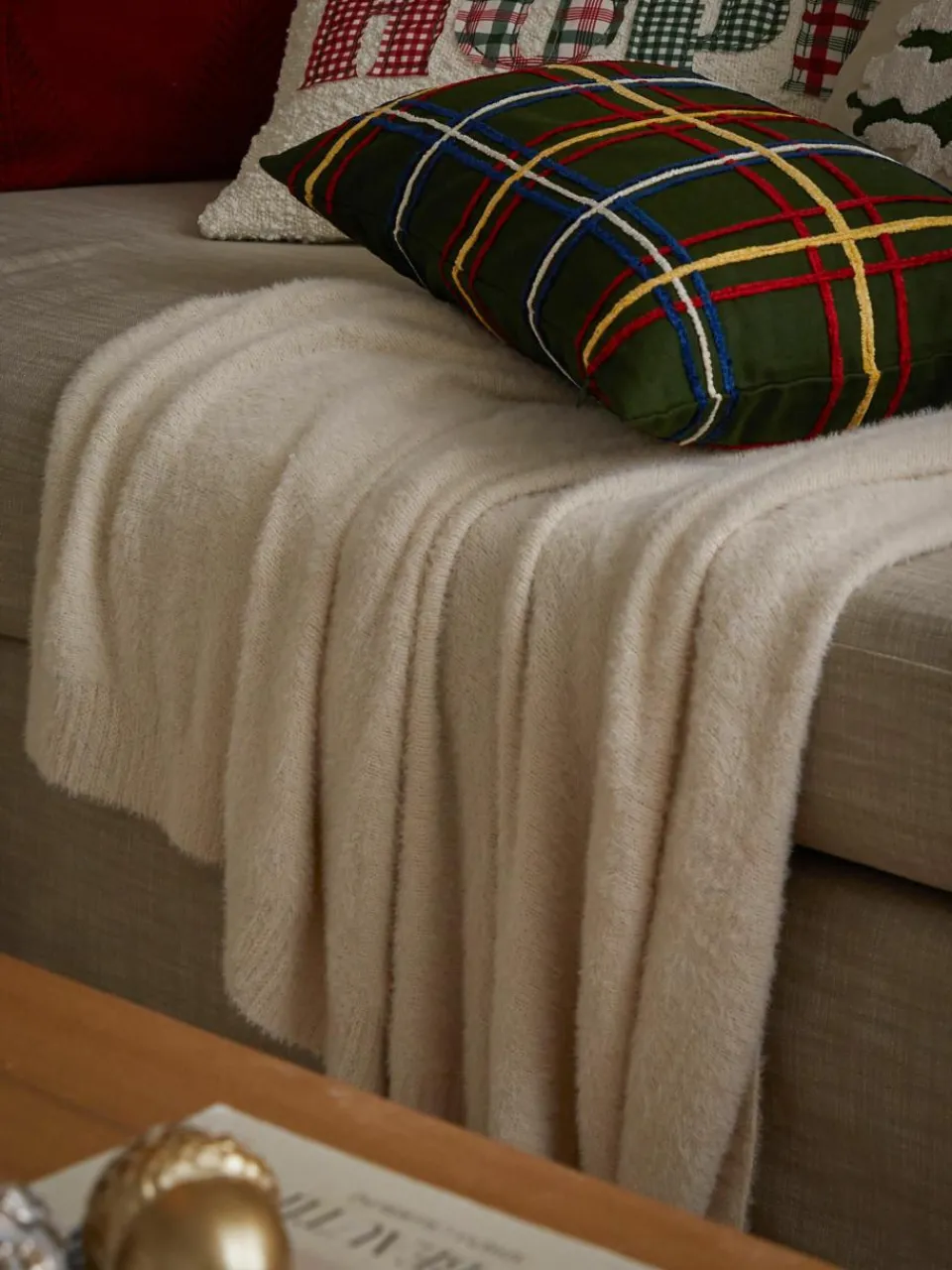 Zachte plaid Vanja^Westwing Collection Hot
