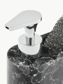 Zeepdispenserset Bubble in marmerlook, set van 2^ANDREA HOUSE Outlet