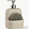 Zeepdispenserset Sand met spons, set van 2^ANDREA HOUSE Outlet